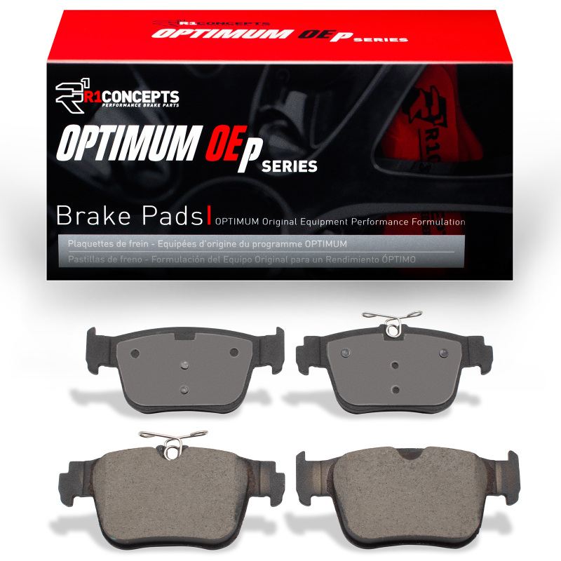 Volkswagen Golf R Brake Pads - Rear - R1 Concepts - Optimum OE - `20-`26